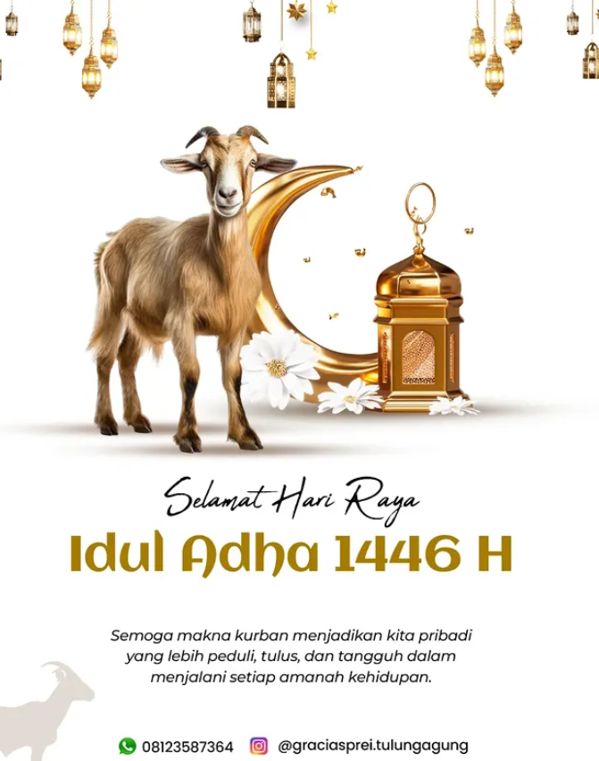 <p>Selamat Hari Raya Idul Adha 1446 H Taqabbalalla
